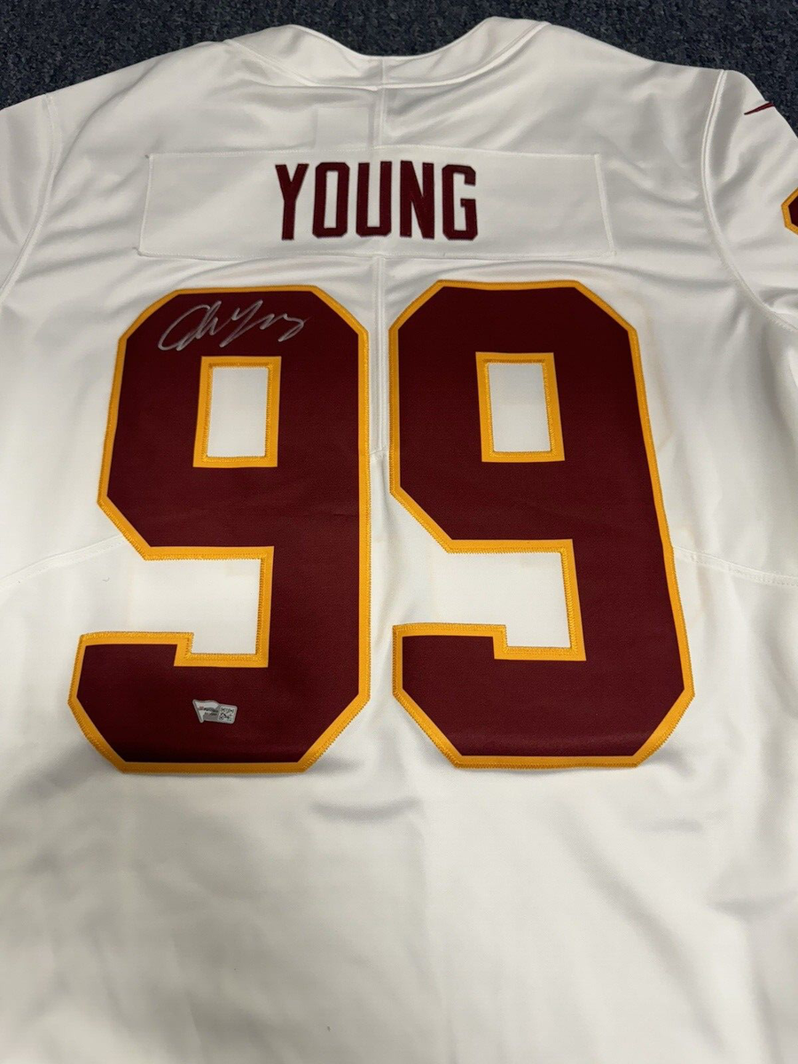 Washington Commanders Jersey L Signed By Chase Young Fanatic