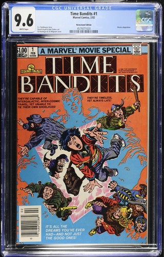 Time Bandits #1 CGC 9.6 Marvel Comics 1982 Filmadaption Al Milgrom Cover - Bild 1 von 2
