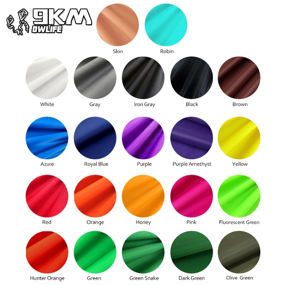 40D Thin Waterproof Ripstop Nylon Fabric PU Coated For Outdoor Kite Flags Making - image 2 of 4