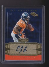 2016 Donruss Signature Series Gold #141 C.J. Anderson 4/5