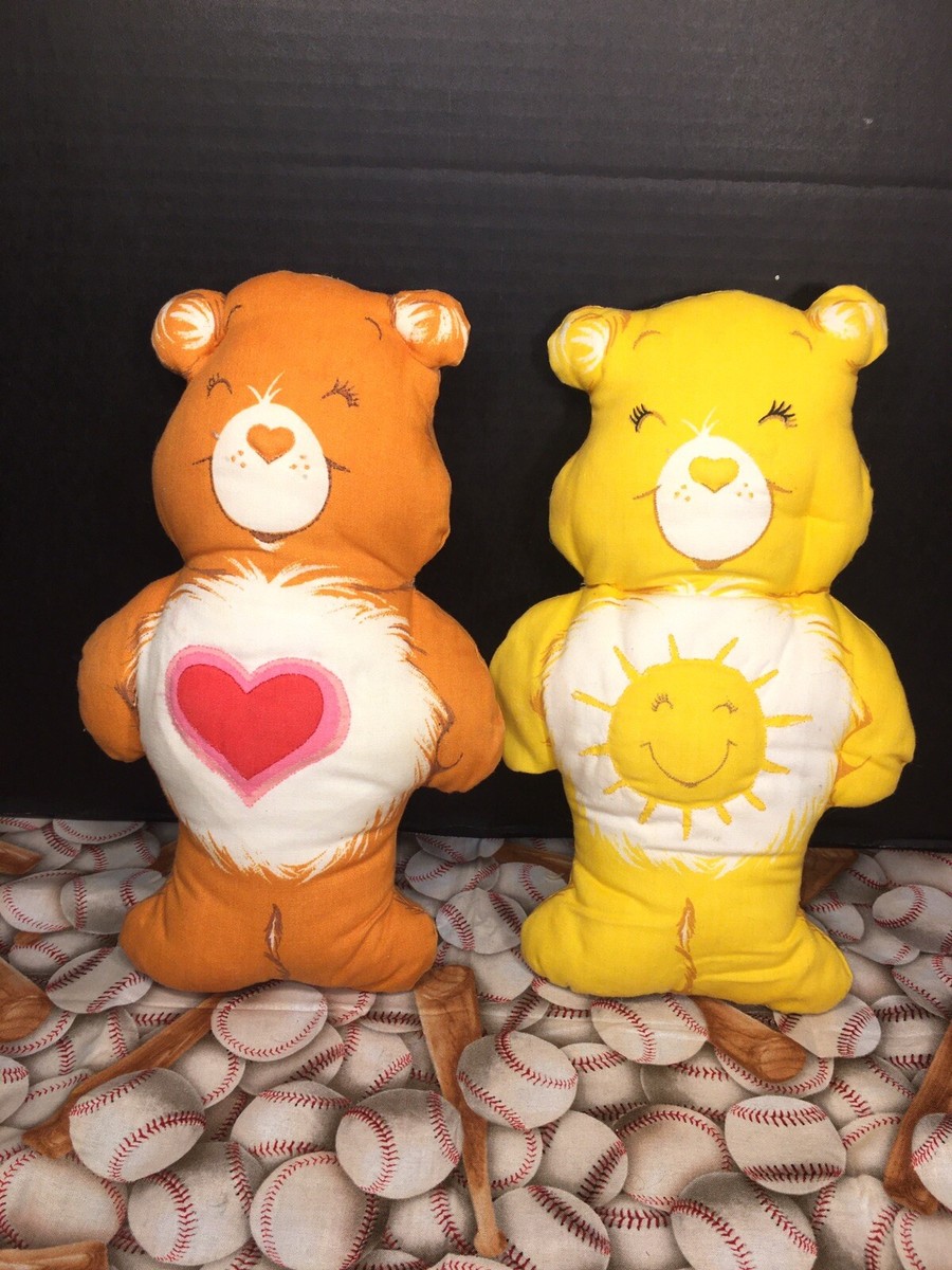 タグ付き　ケアベア　20周年 Funshine Bear Friend Bear Care Bears Cuddle Pairs Funshine Bear & Friend Bear Plushes