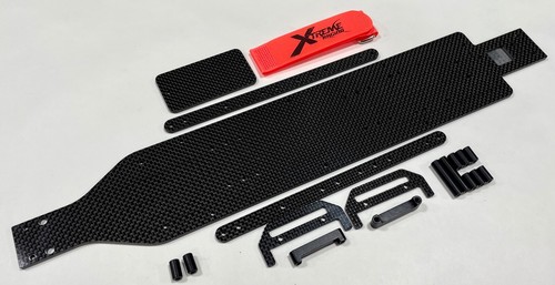 XTREME RACING TEAM ASSOCIATED RC10B6 CARBON FIBER DRAG CHASSIS KIT B6 RC10 PREP - 第 1/12 張圖片