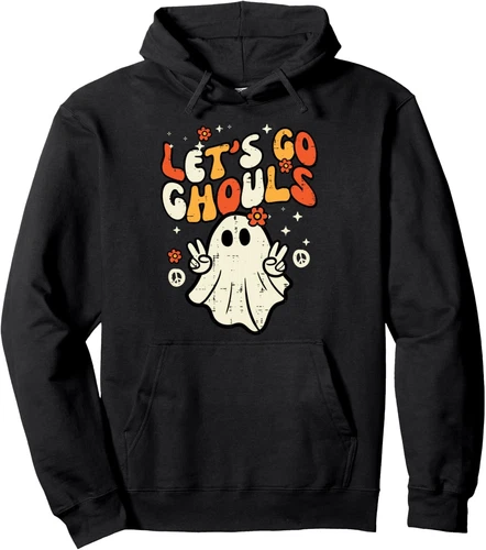 Kapuzenpullover✨Halloween Lets Go Ghule Geist Retro Kostüm Unisex◈ - Bild 1 von 1