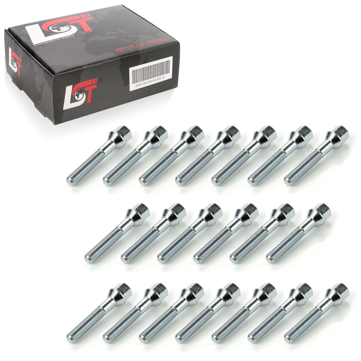 20x Universal Wheel Nut Cone Bolt - M12x1.5 x 92Mm *New*