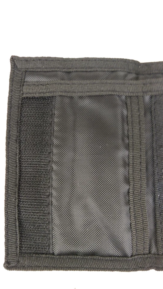 New MLB Licensed  Navy Nylon Tri-Fold Wallet  Clear Pocket Boston Red sox - Image 3 of 4