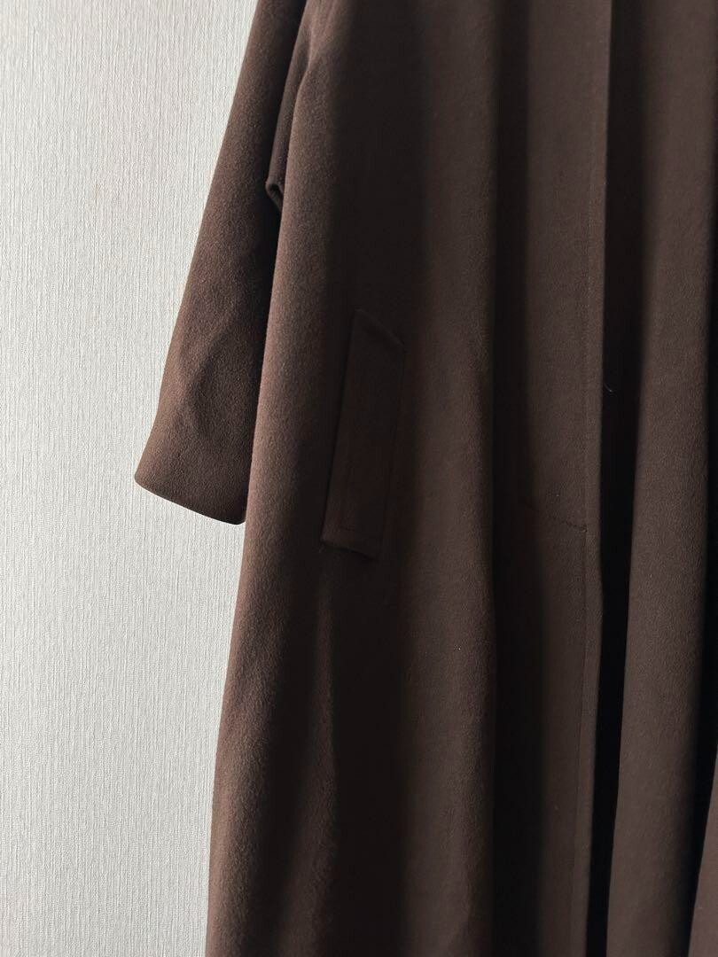 CHRISTIAN DIOR x LORO PIANA Long Coat Wool Brown Men's image 5