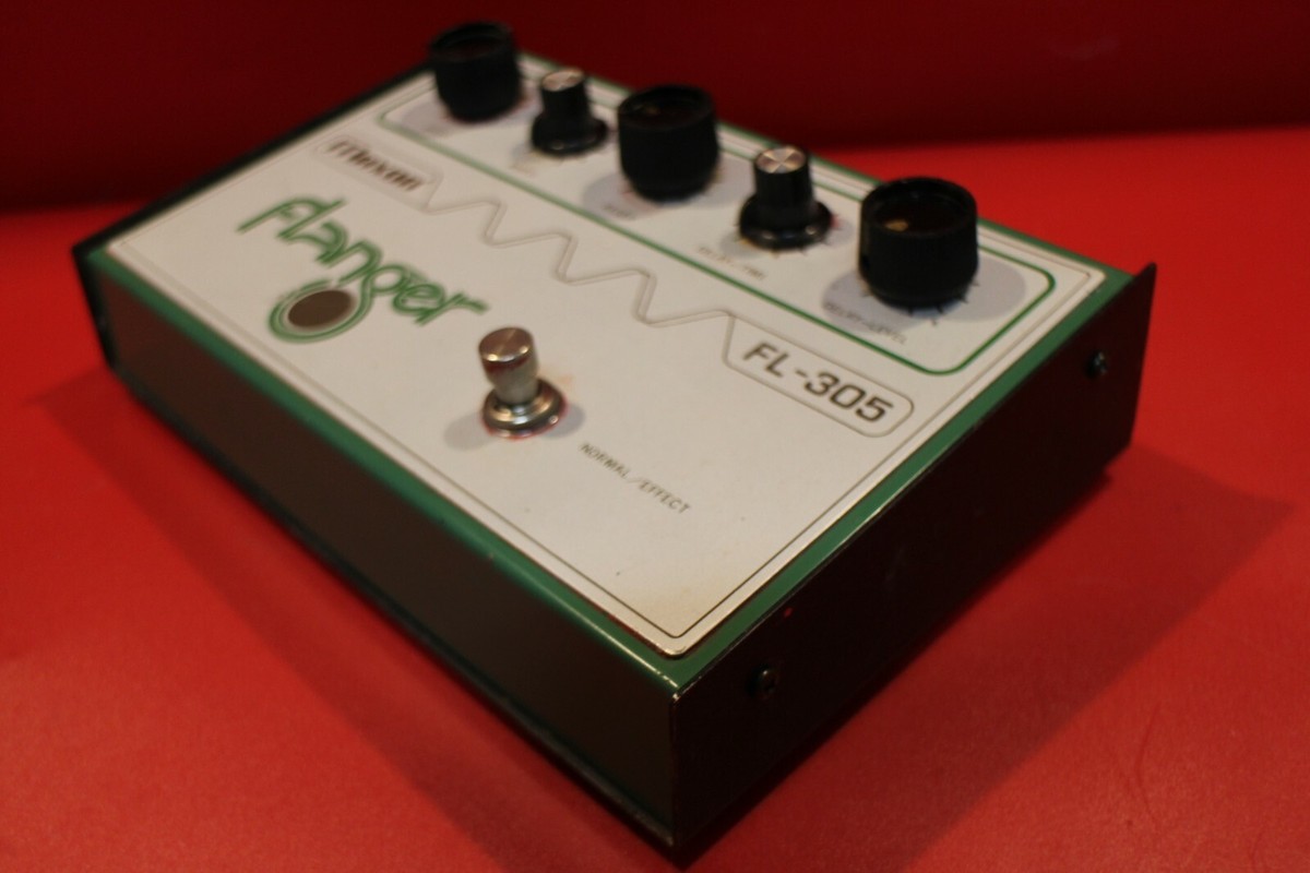 Vintage Maxon FL 305 Flanger Pedal Effecter Guitar Stomp Box