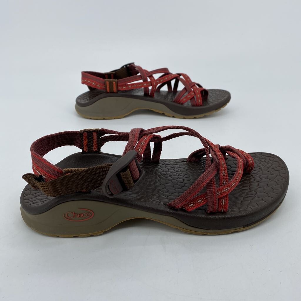 FILA Sandali sportivi Chaco Donna Diamond Row Rosso Astratto Regolabili Cinturino 8