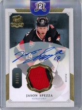 2013-14 Upper Deck The Cup Gold Foil Jason Spezza Patch Auto /10