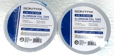 Aluminum Foil Tape 2" x 55 Yards 2-Pk For HVAC Work on Ducts Furnace AC 1.5 mils