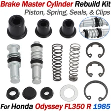 FOR 1985 HONDA ODYSSEY 350 FL350 FRONT & REAR BRAKE MASTER CYLINDER REBUILD KIT