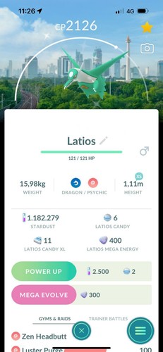 Shiny Latios background Jakartar- TR-DE 20k stardust - 第 1/1 張圖片
