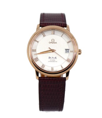 Omega DeVille 18K Rose Gold Watch 4678.31.02 | eBay