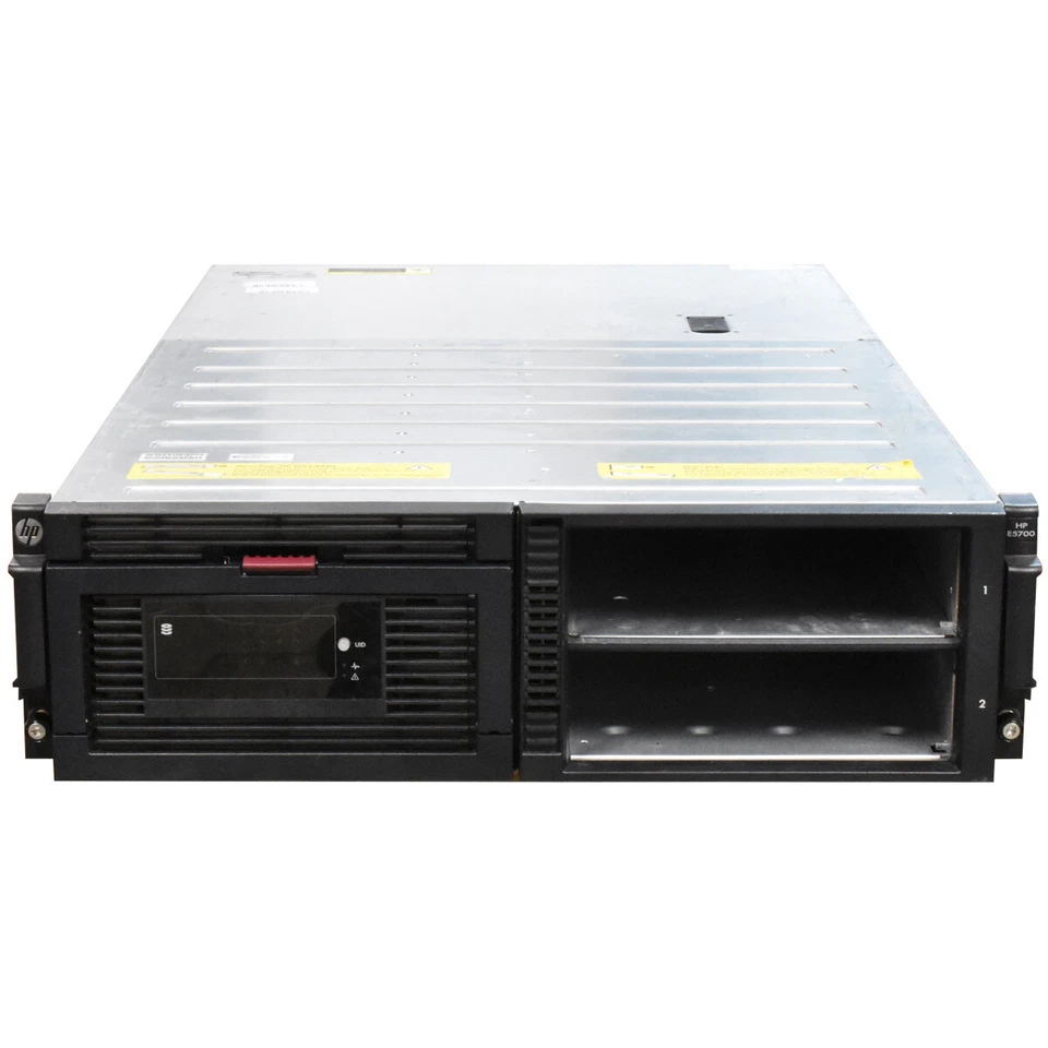 HP StorageWorks U200 E5700 16x Bay 3.5" LFF 2x Bay Server Blade 2x PSU no HD - Image 4 of 4