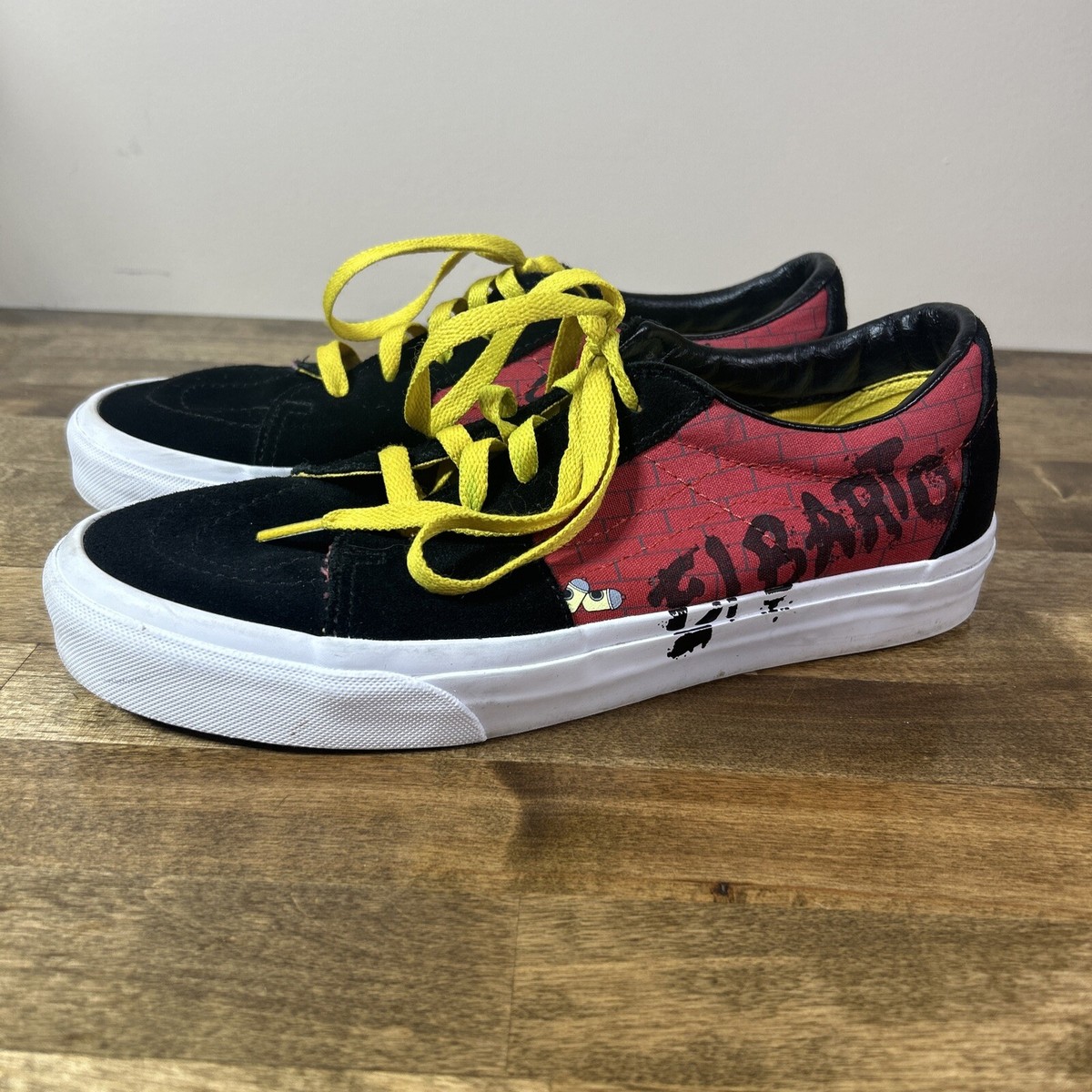 Vans The Simpsons Shoes El Barto Bart Simpson Shoes Size W-10.5, M 