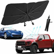 Foldable Car Front Window Sun Shade Windshield Visor Cover UV Block Umbrella
