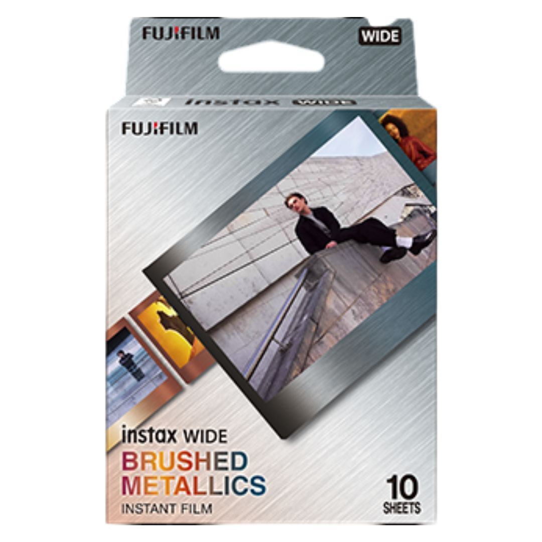 Мгновенная пленка Fujifilm instax Wide Brushed Metallics 86 мм x 108 мм, 10 листов