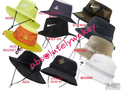 Nike ACG oder Quai 54 Bucket oder NSW oder BOONIE oder UV GOLF Mütze Kollektion Cap Logo