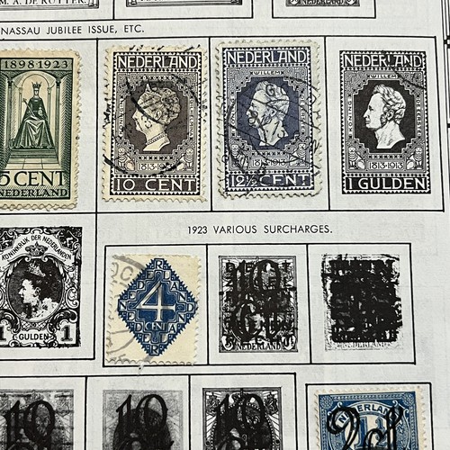 1913-1944 NETHERLANDS STAMP LOT ON ALBUM PAGE SETS, SHORT SETS, QUEEN WILHELMINA - Picture 5 of 21