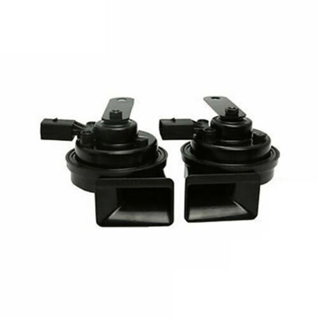 1 Pair Low High Tone Horn Fanfare Fit for VW Jetta Golf Mk5 Mk6 PASSAT