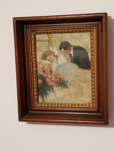 Stampa Campbell Art Co IL SUO REGALO Burgess Johnson cornice pozzo profondo - primi '900    - Foto 1 di 7