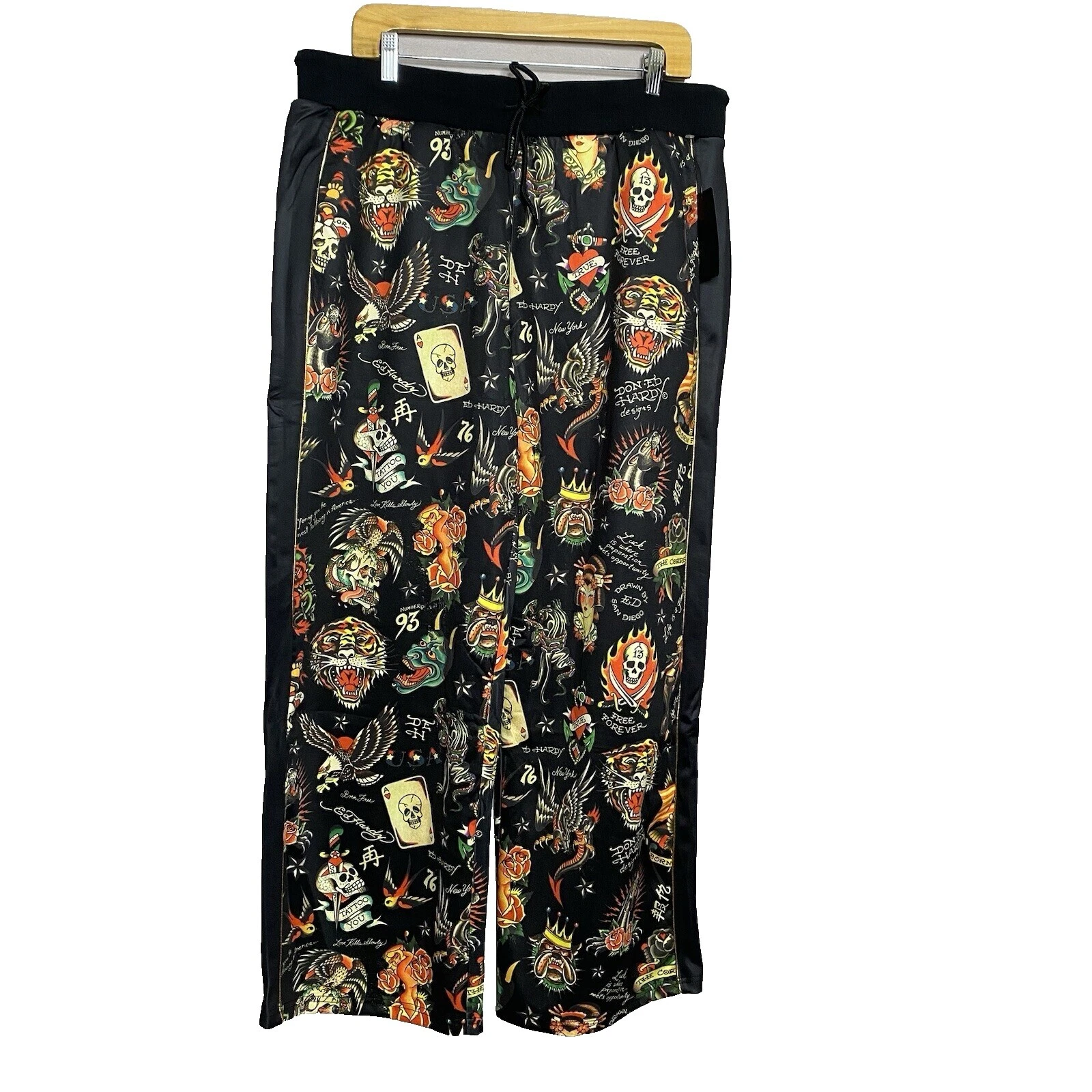 Pantalones Negros Para Mujer Ed Hardy