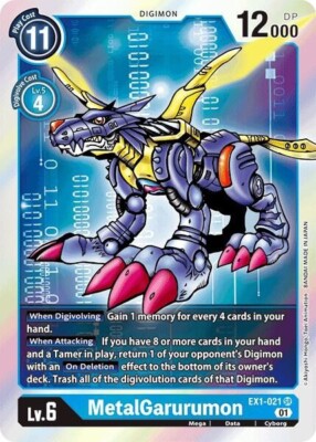 MetalGarurumon - EX1-021 NM - Digimon TCG | eBay