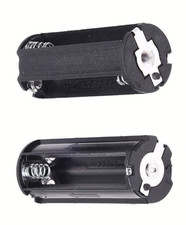 2 Supports  3 Piles AAA 1,5 V pour Lampe de Poche