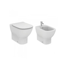 IDEAL STANDARD - SANITARI FILO PARETE TESI WC AQUABLADE BIDET SEDILE SLIM SOFT-C