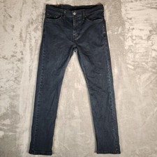Levi s 510 Jeans Men's 30X29 Tag 29X30 Blue Denim Pre-Owned Skinny