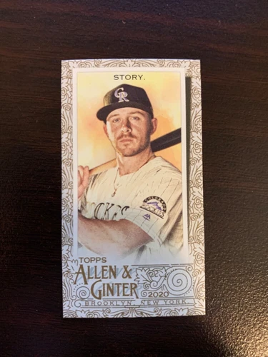 TOPPS ALLEN & GINTER 2020 TREVOR STORY MINIATURE TRADING CARD #87