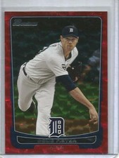 Doug Fister 2013 Bowman Paper Red Ice #13/25