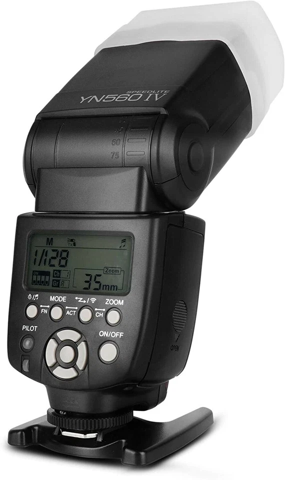 Yongnuo YN-560 IV Flash Speedlite for Canon Nikon Pentax Olympus DSLR Cameras - Image 3 of 4