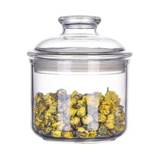 13.5oz Small Acrylic Storage Jar Airtight Lid With Silicone Sealing Ring Ideal C