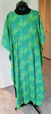 CLERGY OFFICIANT CHASUBLE GREEN YELLOW BLUE CUSTOM MADE STUNNING FABRIC