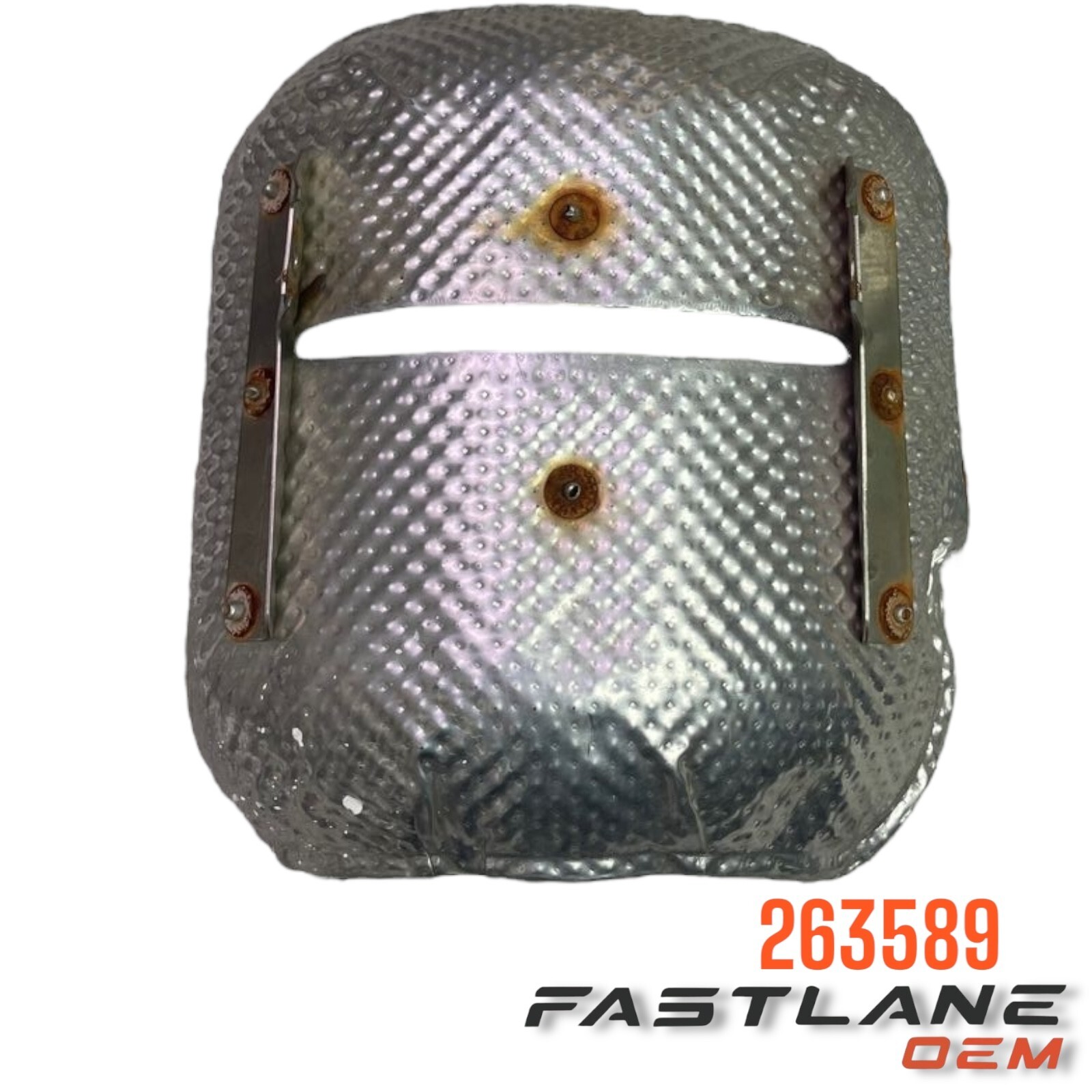 2009-2015 FERRARI 458 ITALIA LEFT CONVERTER HEAT SHIELD OEM 263589
