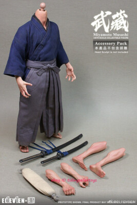 Eleven & Kai Studio 1/6 Miyamoto Musashi Accessory Pack Deluxe Set