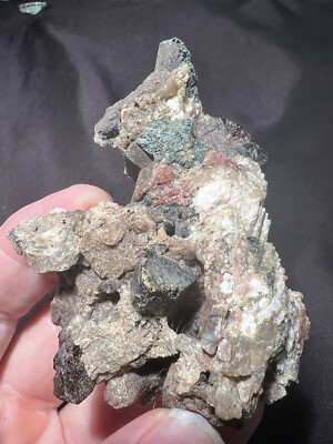 Titanite, Apatite and Calcite, Smart Mine, Miller Property, Renfrew County, Can.