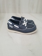 Carter  s Toddler Boy  s Size 5 Style IAN -CR Navy Blue Boat Shoes Used