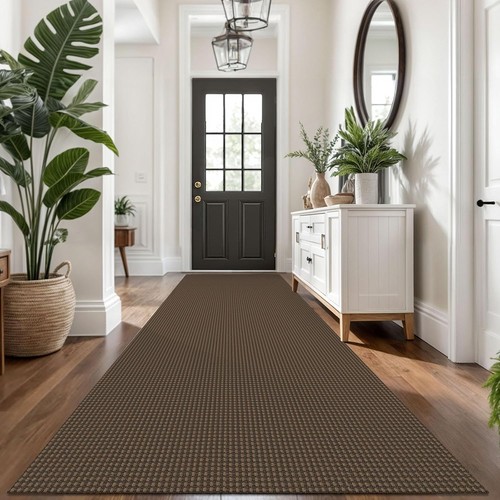 Tappeto Runner Lavabile Antiscivolo 2x6 piedi Fondo Gomma Boho Cotone Corridoio Cucina - Foto 52 di 109