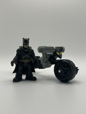 Batman & Batcycle Set Imaginext DC Super Friends Toys Collectible Fisher Price 