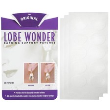 Lobe Wonder - The Original Ear Lobe Support Patch For Pierced Ears - E