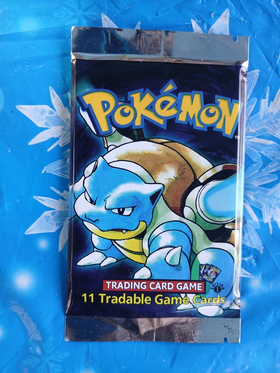 Pokmon Base Set 1st Edition Booster Pack Blastoise Art 1999 (Shadowless) | eBay Pokmon Base Set 1st Edition Booster Pack Blastoise Art 1999 (Shadowless) | eBay
