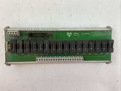 AUTOMATION DIRECT ZL-CM16TF1 ZIP LINK I/O FUSED CONNECTOR MODULE TERMINAL BLOCK
