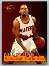 Randolph Childress RC 1995-96 Topps Stadium Club Trail Blazers #19 Basketball