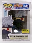 Funko Pop! 548 Kakashi (Lightning Blade) Naruto Shippuden Hot Topic Damaged Box