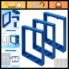 Double Gang Electrical Box Extenders 1/2" Thin Style Outlet Extender - Pack of 3
