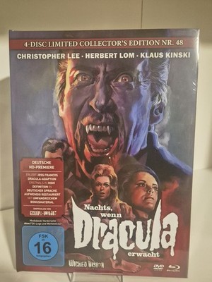 Nachts, wenn Dracula erwacht (Limited Bluray Mediabook) Christopher Lee NEU OVP 