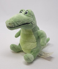 Spirit Marketing small Crocodile Green Alligator Plush sitting sewn eyes cartoon