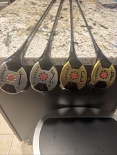 VTG Ben Hogan Speed Slot Wood Set 1-2-3-4 Woods Vector Steel Shaft Amazing Shape